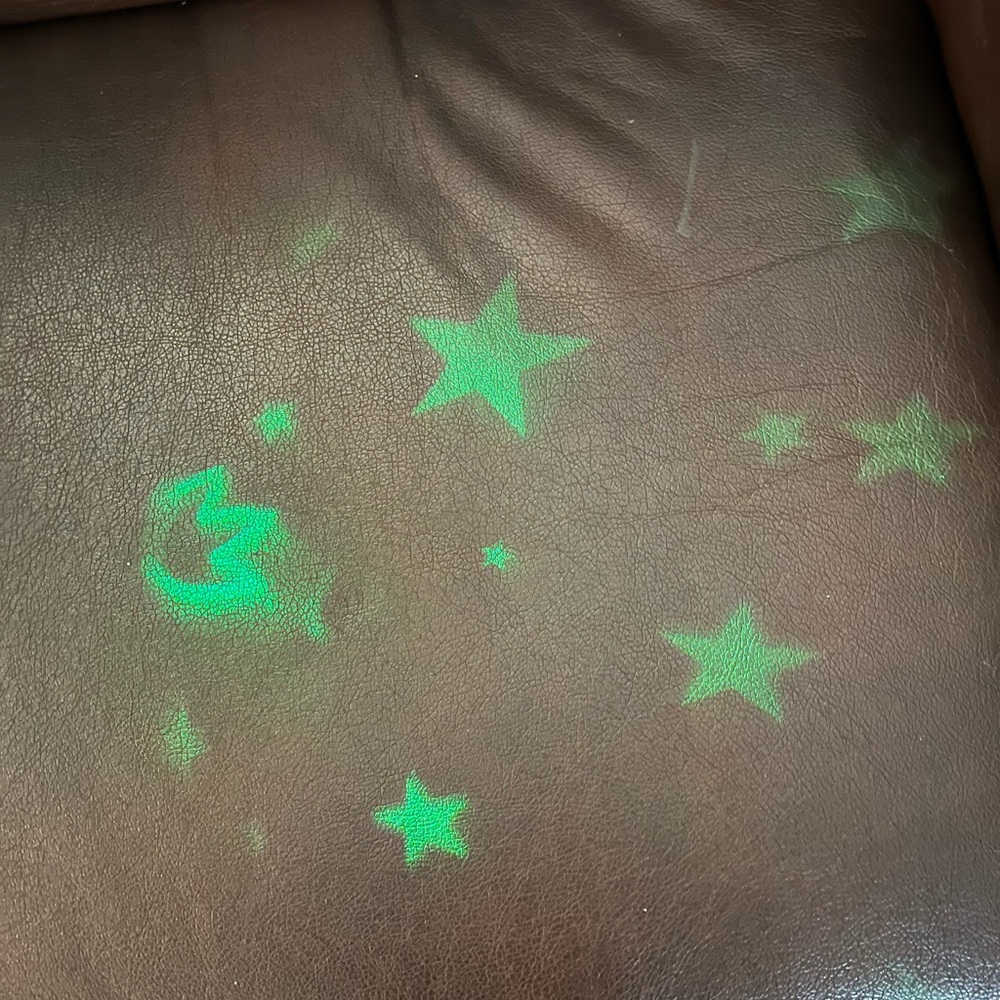 Vintage Plush Green Dragon Star Belly Nightlight Stuffed Toy - Picture 11 of 15